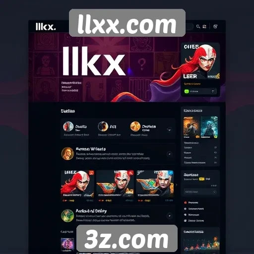 Exploração da interface do usuário em llxx.com